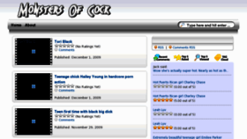 What Monsterofcocks.net website looked like in 2013 (11 years ago)