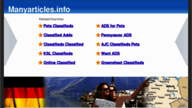 What Manyarticles.info website looked like in 2013 (11 years ago)