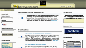 What Mybairdwarner.com website looked like in 2013 (11 years ago)