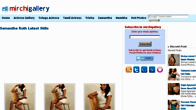 What Mirchigallery.com website looked like in 2013 (11 years ago)