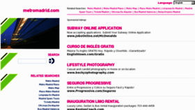 What Metromadrid.com website looked like in 2013 (11 years ago)