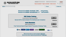What Manganow.org website looked like in 2013 (11 years ago)