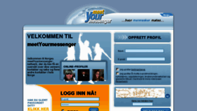 What Meetyourmessenger.no website looked like in 2013 (11 years ago)