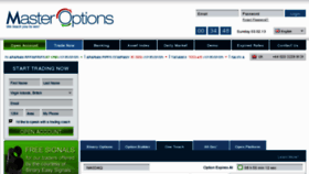 What Master-options.com website looked like in 2013 (11 years ago)