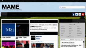 What Mame.hu website looked like in 2013 (11 years ago)