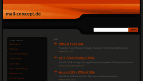 What Mall-concept.de website looked like in 2013 (11 years ago)