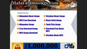 What Malayalamsongs.com website looked like in 2013 (11 years ago)