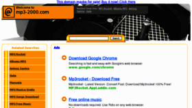 What Mp3-2000.com website looked like in 2013 (11 years ago)