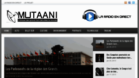 What Mutaani.com website looked like in 2013 (11 years ago)
