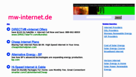 What Mw-internet.de website looked like in 2013 (11 years ago)