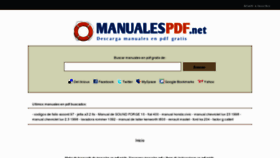 What Manualespdf.net website looked like in 2013 (11 years ago)