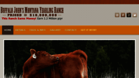 What Montanaranchandcattle.com website looked like in 2013 (11 years ago)