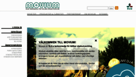 What Movium.slu.se website looked like in 2013 (11 years ago)