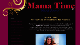 What Mamatime.net website looked like in 2013 (11 years ago)