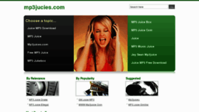 What Mp3jucies.com website looked like in 2013 (11 years ago)