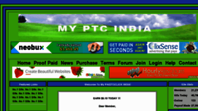 What Myptcindia.info website looked like in 2013 (11 years ago)