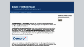 What Marketing-email.at website looked like in 2013 (11 years ago)