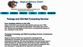 What Magidelivery.com website looked like in 2011 (13 years ago)