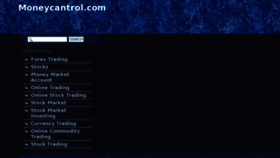 What Moneycantrol.com website looked like in 2013 (10 years ago)