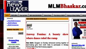 What Mlmbhaskar.com website looked like in 2013 (11 years ago)