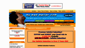 What Mymadmailer.com website looked like in 2013 (10 years ago)