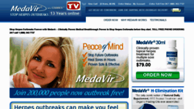 What Medavir.com website looked like in 2013 (10 years ago)