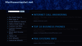 What Mailhawaiiantel.net website looked like in 2013 (11 years ago)