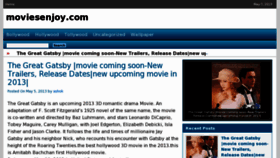 What Moviesenjoy.com website looked like in 2013 (10 years ago)
