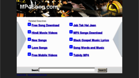 What Mp4song.com website looked like in 2013 (11 years ago)