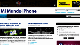 What Mimundoiphone.com website looked like in 2011 (13 years ago)