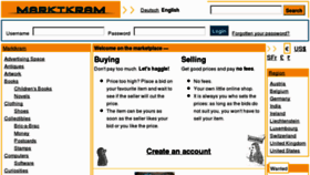 What Marktkram.org website looked like in 2013 (10 years ago)