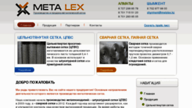What Metalex.kz website looked like in 2013 (10 years ago)