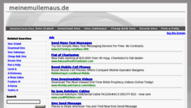 What Meinemullemaus.de website looked like in 2013 (10 years ago)