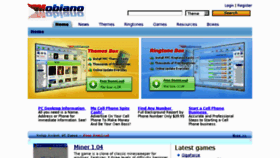 What Mobiano.com website looked like in 2011 (13 years ago)