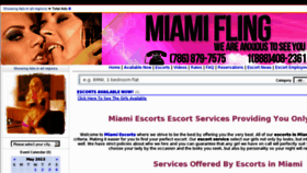 What Miamifling.com website looked like in 2013 (10 years ago)