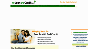 What Myloanandcredit.com website looked like in 2013 (11 years ago)