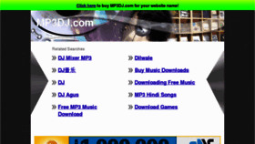 What Mp3dj.com website looked like in 2013 (10 years ago)