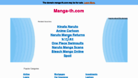 What Manga-th.com website looked like in 2013 (10 years ago)