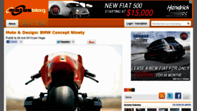 What Motosblog.fr website looked like in 2013 (11 years ago)