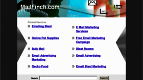 What Mailfinch.com website looked like in 2013 (11 years ago)