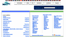 What Mysubtitles.com website looked like in 2011 (13 years ago)