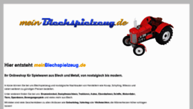 What Meinblechspielzeug.de website looked like in 2011 (13 years ago)