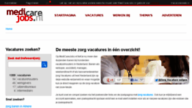 What Medicarejobs.nl website looked like in 2013 (10 years ago)