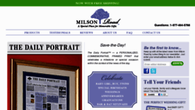 What Milsonroad.com website looked like in 2013 (10 years ago)