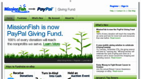 What Missionfish.org website looked like in 2013 (10 years ago)