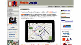 What Mobilelocate.co.uk website looked like in 2013 (10 years ago)