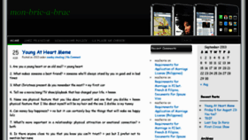 What Mon-bric-a-brac.com website looked like in 2013 (10 years ago)