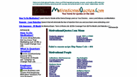 What Motivationalquotes.com website looked like in 2013 (10 years ago)