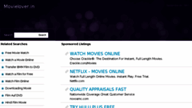 What Movielover.in website looked like in 2013 (10 years ago)