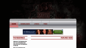 What Museresistance.com website looked like in 2013 (10 years ago)